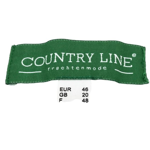 Country Line Trachenmode Pants Womens Size XL Gray Embroidered Austrian German - Picture 12 of 16